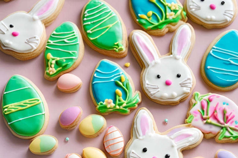 Easter Bunny Sugar Cookies
